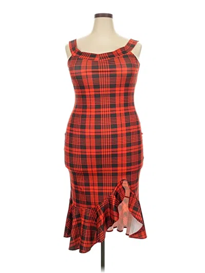 Pre-owned Chicme Cocktail Dress In Red