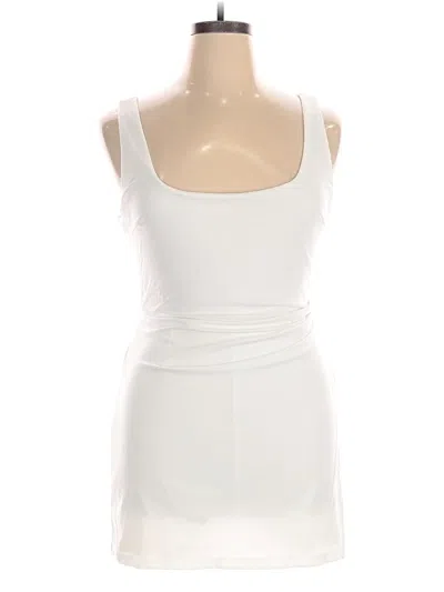 Pre-owned Chicme Cocktail Dress In White
