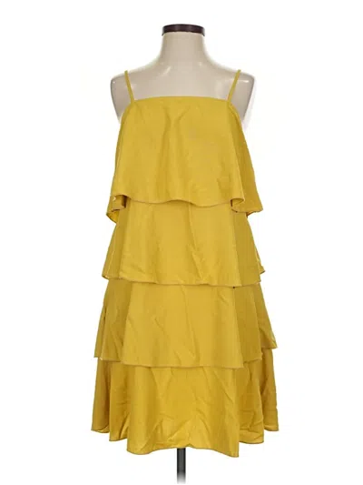 Pre-owned Chicme Cocktail Dress In Yellow