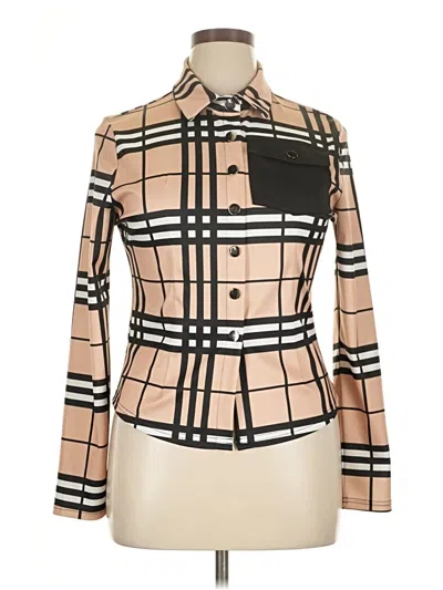 Pre-owned Chicme Jacket In Brown