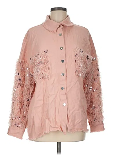 Pre-owned Chicme Jacket In Pink
