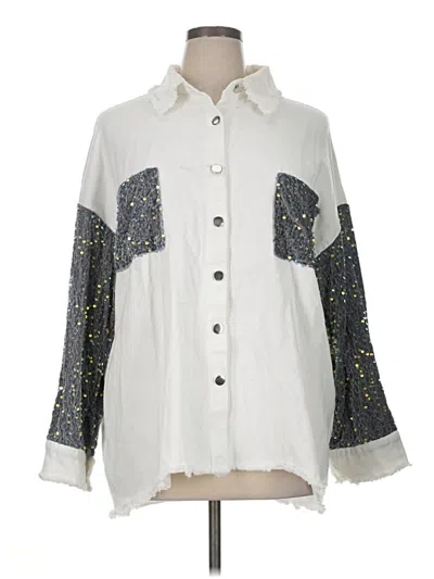 Pre-owned Chicme Jacket In White