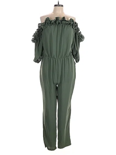 Pre-owned Chicme Jumpsuit In Green