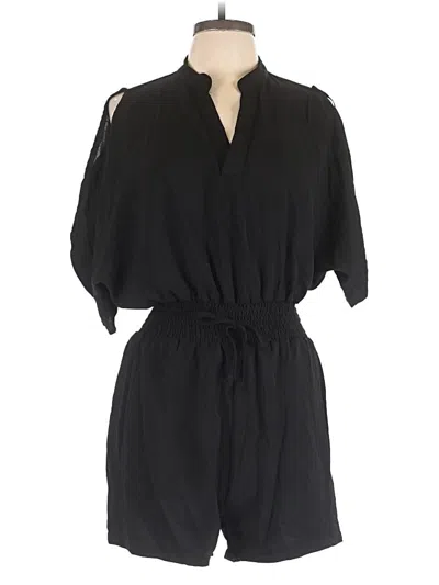 Pre-owned Chicme Romper In Black