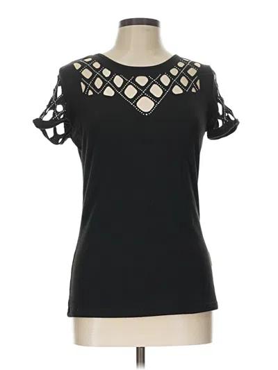 Pre-owned Chicme Short Sleeve T-shirt In Black