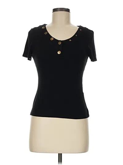 Pre-owned Chicme Short Sleeve T-shirt In Black