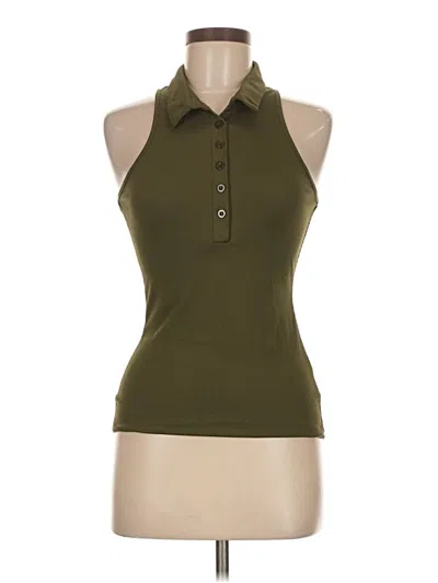 Pre-owned Chicme Sleeveless Blouse In Green