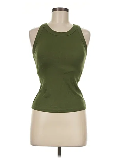 Pre-owned Chicme Sleeveless T-shirt In Green