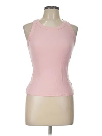 Pre-owned Chicme Sleeveless T-shirt In Pink
