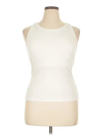 Pre-owned Chicme Sleeveless T-shirt In White
