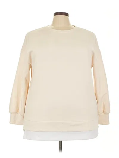 Pre-owned Chicme Sweatshirt In Ivory