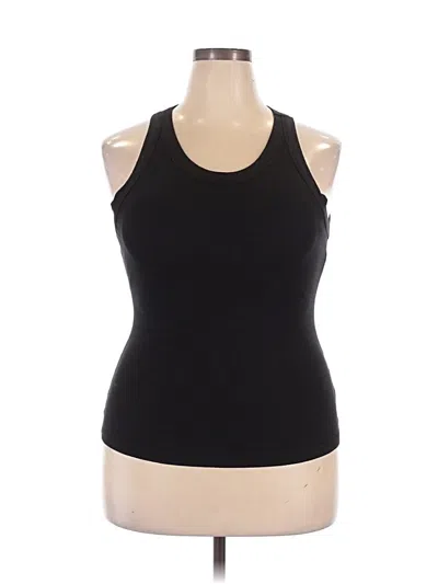 Pre-owned Chicme Tank Top Black Halter Neckline Tops