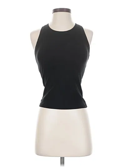 Pre-owned Chicme Tank Top Black Halter Neckline Tops
