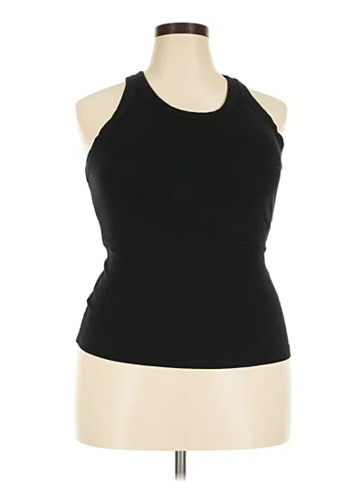 Pre-owned Chicme Tank Top Black Halter Neckline Tops