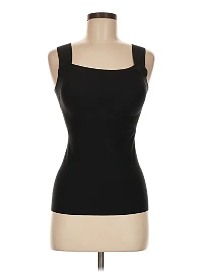Pre-owned Chicme Tank Top Black Strapless Neckline Tops