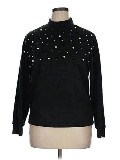 Pre-owned Chicme Turtleneck Sweater In Black