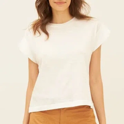 Chico Soleil Tee Shirt Blanc Col Rond In White
