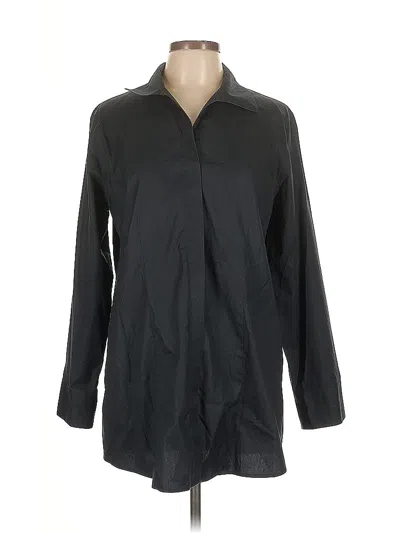 Pre-owned Chico's 3/4 Sleeve Blouse In Black