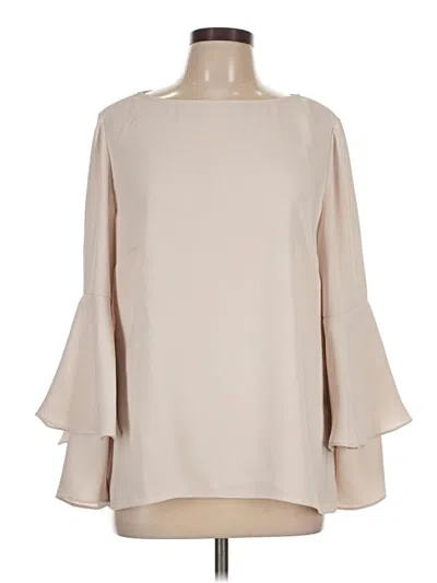 Pre-owned Chico's 3/4 Sleeve Blouse In Ivory