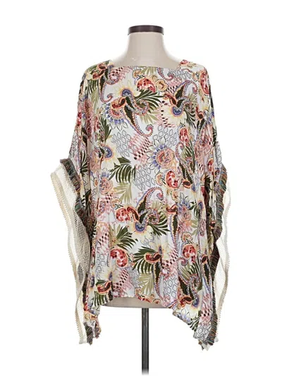 Pre-owned Chico's 3/4 Sleeve Blouse In White