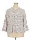Chico's 3/4 Sleeve Blouse In White