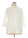 Chico's 3/4 Sleeve Blouse In White