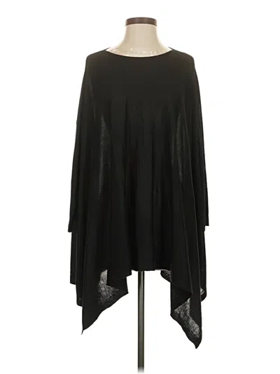 Pre-owned Chico's 3/4 Sleeve T-shirt In Black