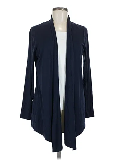 Pre-owned Chico's 3/4 Sleeve T-shirt In Blue