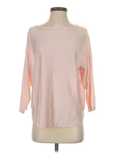 Pre-owned Chico's 3/4 Sleeve T-shirt In Pink