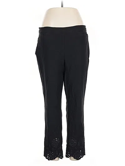 Pre-owned Chico's Active Pants In Black
