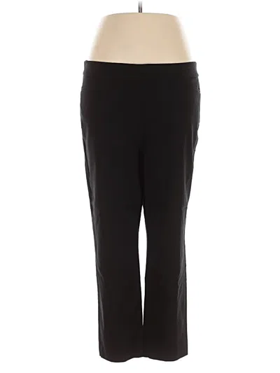 Pre-owned Chico's Active Pants In Black