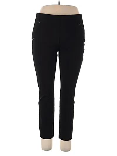 Pre-owned Chico's Active Pants In Black