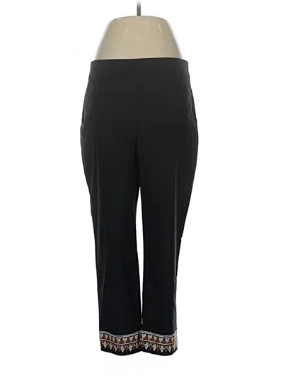 Pre-owned Chico's Active Pants In Black