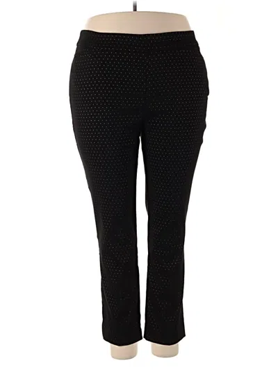 Pre-owned Chico's Active Pants In Black