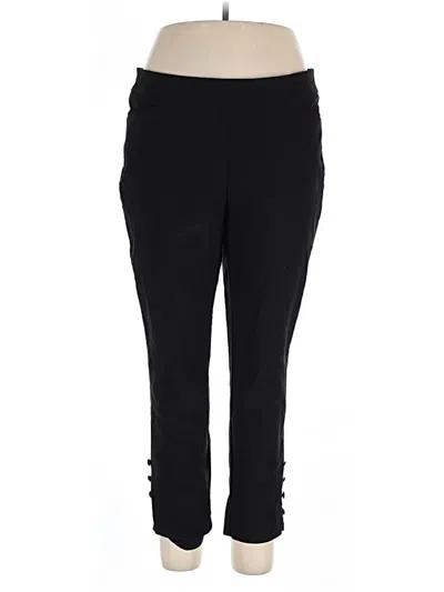 Pre-owned Chico's Active Pants In Black
