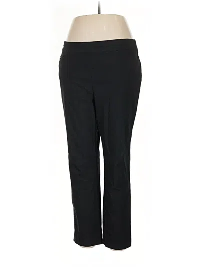 Pre-owned Chico's Active Pants In Black