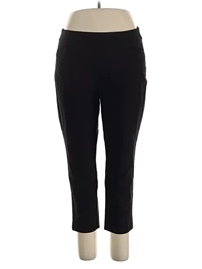 Pre-owned Chico's Active Pants In Black