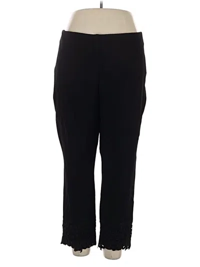Pre-owned Chico's Active Pants In Black