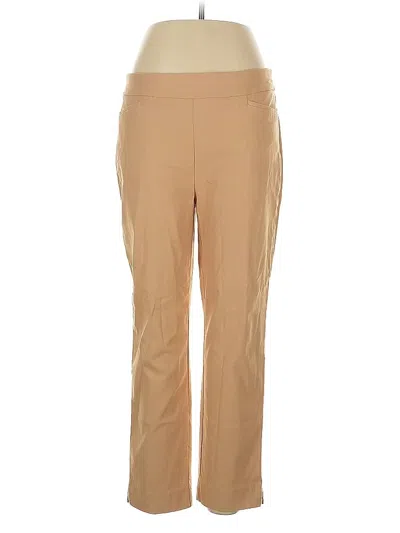 Pre-owned Chico's Active Pants In Brown