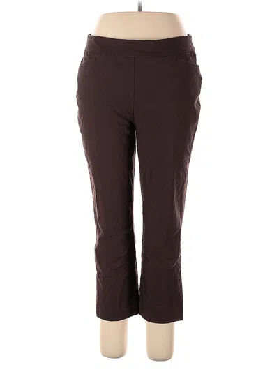 Pre-owned Chico's Active Pants In Brown