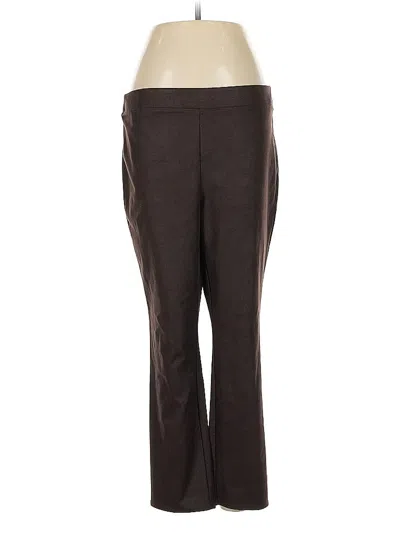 Pre-owned Chico's Active Pants In Brown