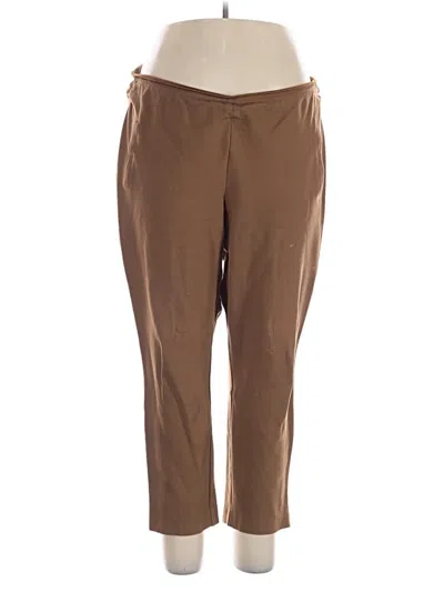 Pre-owned Chico's Active Pants In Brown