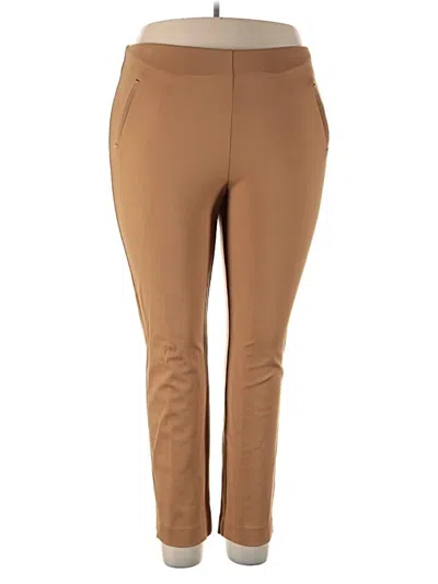 Pre-owned Chico's Active Pants In Brown