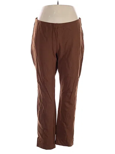Pre-owned Chico's Active Pants In Brown