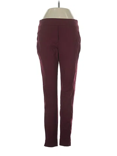 Pre-owned Chico's Active Pants In Burgundy