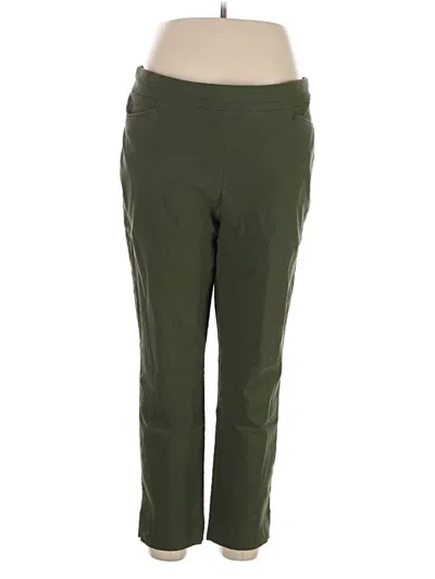 Pre-owned Chico's Active Pants In Green