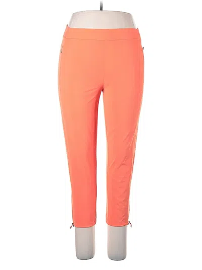 Pre-owned Chico's Active Pants In Orange