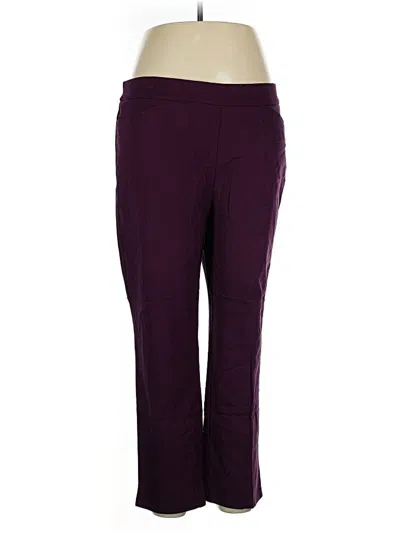 Pre-owned Chico's Active Pants In Purple
