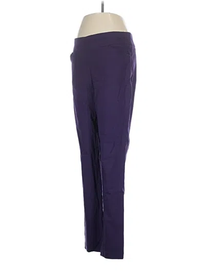 Pre-owned Chico's Active Pants In Purple