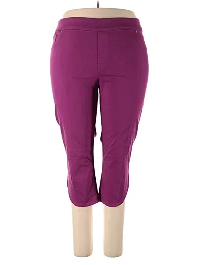 Pre-owned Chico's Active Pants In Purple